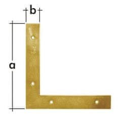 STREFA Rímsa NA 1, 150x150x25x2,5 - balenie po 1 ks