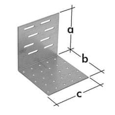 STREFA Angle.mont.build. prolis. KMPR 2, 80x80x80 - balenie po 1 ks