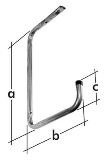 STREFA Garážový stropný držiak 390x260x90mm - HSP 260 - balenie 1 ks