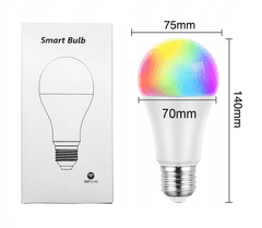 QST X-SITE SMART LED žiarovka E27 RGB Tuya Q9