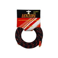 Solex Kábel HDMI-HDMI 10m LEXTON RED 1.4