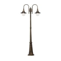 Ideal Lux Vonkajšie stĺpikové svietidlo Ideal Lux Cima PT2 Antracite 246833 E27 2x60W IP43 antracitové