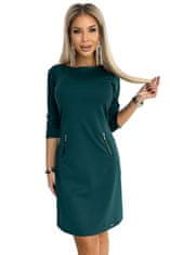 Numoco Dámske šaty 420-5 MARY, zelená, L