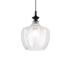 Ideal Lux Závesné svietidlo Ideal Lux LORD SP1 AMBRA 263656 E27 1x60W IP20 23cm jantárové