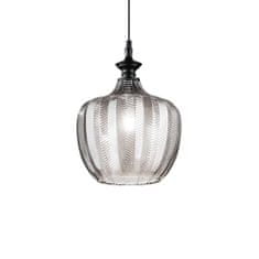 Ideal Lux Závesné svietidlo Ideal Lux LORD SP1 AMBRA 263656 E27 1x60W IP20 23cm jantárové