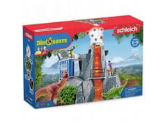 sarcia.eu SLH42564 Schleich Dinosaurus - Veľká dinosauří expedícia na sopke, figúrky pre deti od 4 rokov