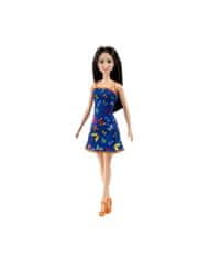 Hollywood Bábika Barbie - čiernovláska v motýlikových šatách - 29 cm