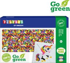 PLAYBOX Zažehľovacie korálky Go Green Sada 4000ks