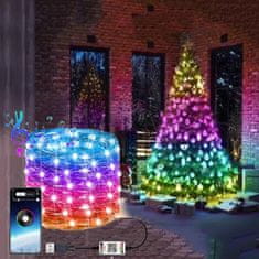 HOME & MARKER® Inteligentné vianočné LED osvetlenie s diaľkovým ovládaním (dĺžka 5 m) | SPARKLED