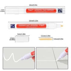 Fixka na opravu keramických škár , Fixka na opravu zašlých a popraskaných keramických škár (2x fixka, biela farba) | CERAMICPEN