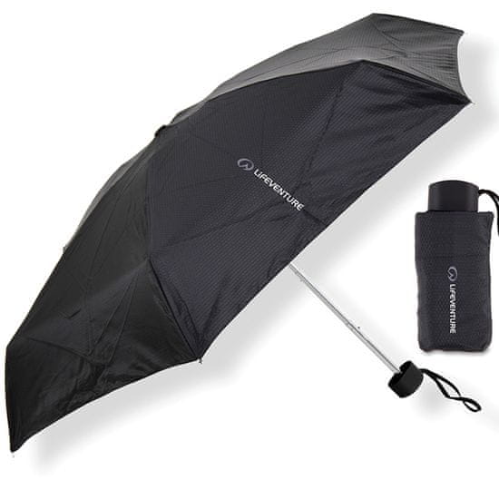 Lifeventure Dáždnik Lifeventure Trek Umbrella - Small (Black)