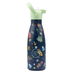 Cool Bottles Dětská nerezová termolahev Kids 3D třívrstvá 260 ml Space Rockets