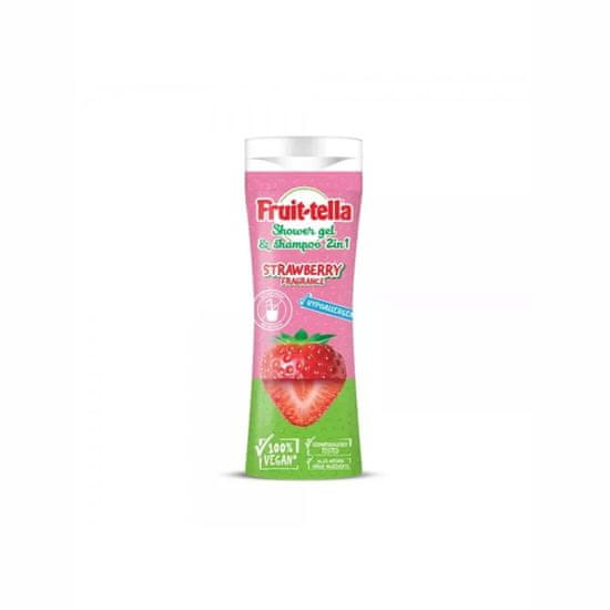 Fruit Friends Fruit-tella 2v1 sprchový gél a šampón Jahoda 300 ml