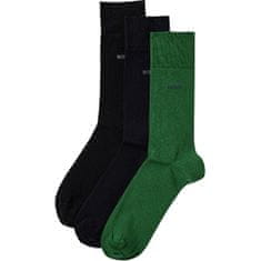 Hugo Boss 3 PACK - pánske ponožky BOSS 50469366-970 (Veľkosť 43-46)