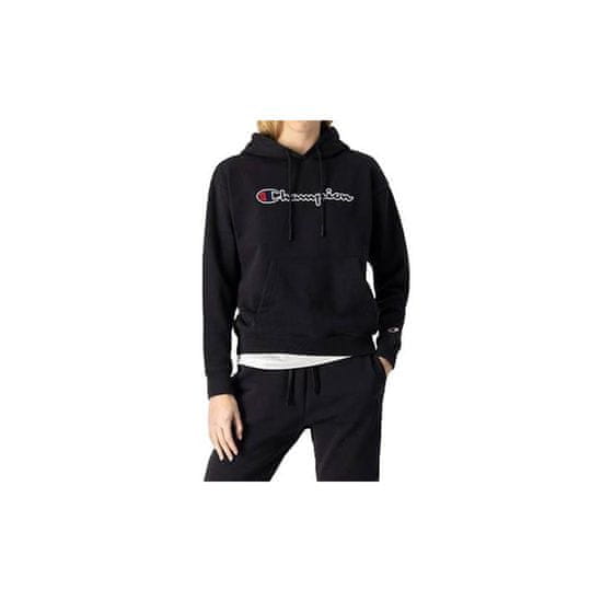 Champion Mikina čierna Hooded Sweatshirt