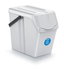 nabbi Odpadkový kôš na triedený odpad (3 ks) ISWB25S3 25 l - popolavá