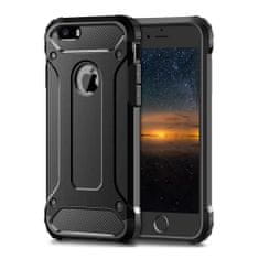 FORCELL Obal / kryt pre Apple iPhone 5 / 5S / SE čierne - Forcell ARMOR