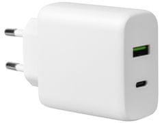 Avacom HomePRO+ sieťová nabíjačka s Power Delivery 65W s výstupmi USB-C a USB-A