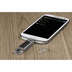 HAMA Flashdisk flashPen Laeta Twin 16 GB 10 MB/s, šedá