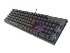 Genesis herná mechanická klávesnica THOR 303/RGB/Outemu Red/Drôtová USB/SK-SK layout/Čierna