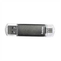 HAMA Flashdisk flashPen Laeta Twin 16 GB 10 MB/s, šedá