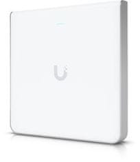 Ubiquiti Prístupový bod Multiband UniFi U6 Enterprise In-Wall, WiFi 6E, Swittch 4-port 1Gb, MIMO 2.4/5/6 GHz, PoE in/ou