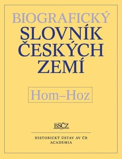 Biografický slovník českých krajín, Hom-Hoz, sv. 26