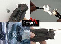 Cattara Nôž BLACK BLADE zatvárací s poistkou 21,7 cm