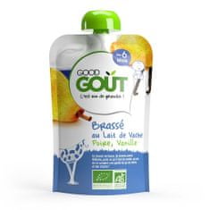 GOOD GOUT BIO Vanilkový jogurt s hruškou 90 g