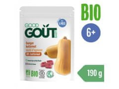 Príkrm zelenino-mäsový BIO Tekvica s jahňacím mäsom 120g Good Gout