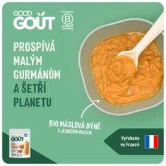 Príkrm zelenino-mäsový BIO Tekvica s jahňacím mäsom 120g Good Gout