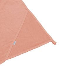 NEW BABY Detská luxusná froté osuška s kapucňou Comfortably 100x100 cm pink