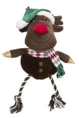 Trixie Vianočná hračka Xmas REINDEER plyš/bavlna 49cm