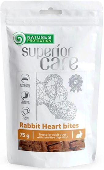 Nature's Protection Nature &#39;Protection Superior Care Dog Snack králičie kúsky 75 g