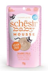 Schesir Cat vrecko Kitten Lifestage Mousse losos 70g