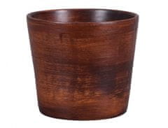 Obal na črepník RABAS WOOD keramický matný d13x12cm