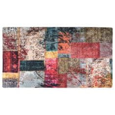 Vidaxl Prateľný koberec patchwork 190x300 cm viacfarebný protišmykový