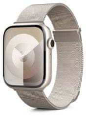 EPICO Milanese+ remienok pre Apple Watch 38/40/41mm - hviezdne biely