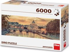 DINO Panoramatické puzzle Rím 6000 dielikov