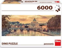 DINO Panoramatické puzzle Rím 6000 dielikov