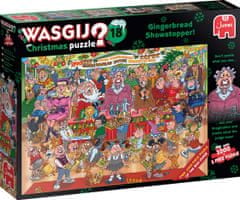 Jumbo Puzzle WASGIJ Christmas 18: Perníková prehliadka! 2x1000 dielikov