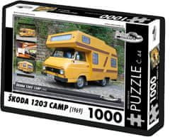 RETRO-AUTA© Puzzle č. 44 Škoda 1203 Camp (1969) 1000 dielikov