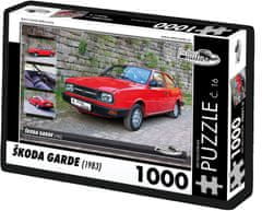 RETRO-AUTA© Puzzle č. 16 Škoda Garde (1983) 1000 dielikov