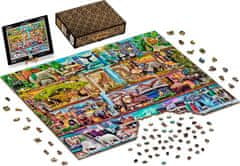 Wooden city Drevené puzzle Úžasné kráľovstvo zvierat 2v1, 4000 dielikov