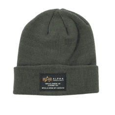 Alpha Industries  Čiapka Crew Beanie Šedá uni