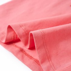 Vidaxl Detské tričko s dlhými rukávmi ružové 104