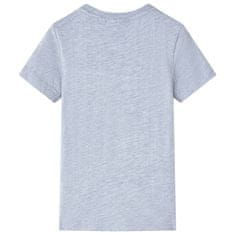 Vidaxl Detské tričko sivé 104