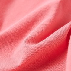 Vidaxl Detské tričko s dlhými rukávmi ružové 140
