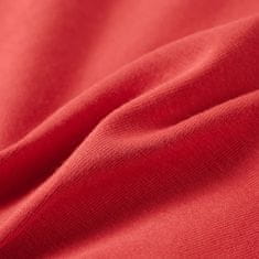 Vidaxl Detské tričko s dlhými rukávmi pálené červené 104