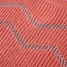 Vidaxl Detský sveter pletený stredne ružový 104